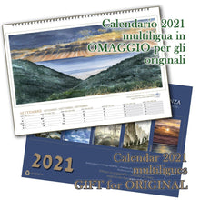 Carica l'immagine nel visualizzatore di Gallery, Acquerello Originale Pano Fuoco 02 - relaxart.it
