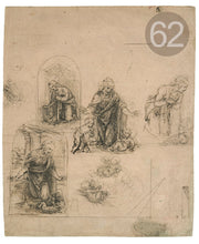 Carica l'immagine nel visualizzatore di Gallery, Disegni di Leonardo Da Vinci - relaxart.it