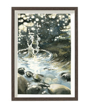 Carica l'immagine nel visualizzatore di Gallery, Acquerello Originale Acqua 01.
