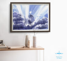 Carica l'immagine nel visualizzatore di Gallery, Acquerello Originale Aria 02 - relaxart.it