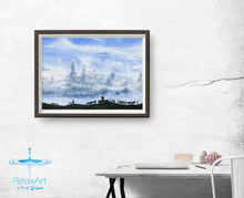 Carica l'immagine nel visualizzatore di Gallery, Acquerello Aria 07 - relaxart.it