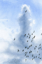 Carica l'immagine nel visualizzatore di Gallery, Acquerello Originale Pano Aria 02 - relaxart.it