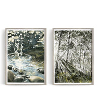 Carica l'immagine nel visualizzatore di Gallery, Dittico 09 Acqua Quintessenza - relaxart.it