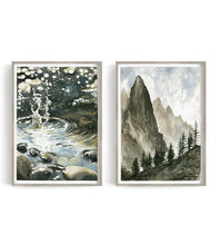 Carica l'immagine nel visualizzatore di Gallery, Dittico 11 Acqua Terra - relaxart.it