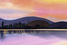 Carica l'immagine nel visualizzatore di Gallery, Acquerello Originale Pano Fuoco 03 - relaxart.it
