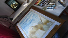 Carica l'immagine nel visualizzatore di Gallery, Acquerello Originale Acqua 02 - relaxart.it