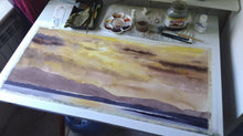 Carica l'immagine nel visualizzatore di Gallery, Acquerello Originale Pano Fuoco 02 - relaxart.it