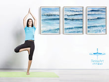 Carica l'immagine nel visualizzatore di Gallery, Trittico Acqua 01 - relaxart.it