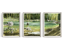 Carica l'immagine nel visualizzatore di Gallery, Trittico Acqua 03 - relaxart.it